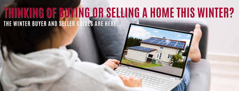 Thinking of Buying or Selling a Home This Winter? header image.