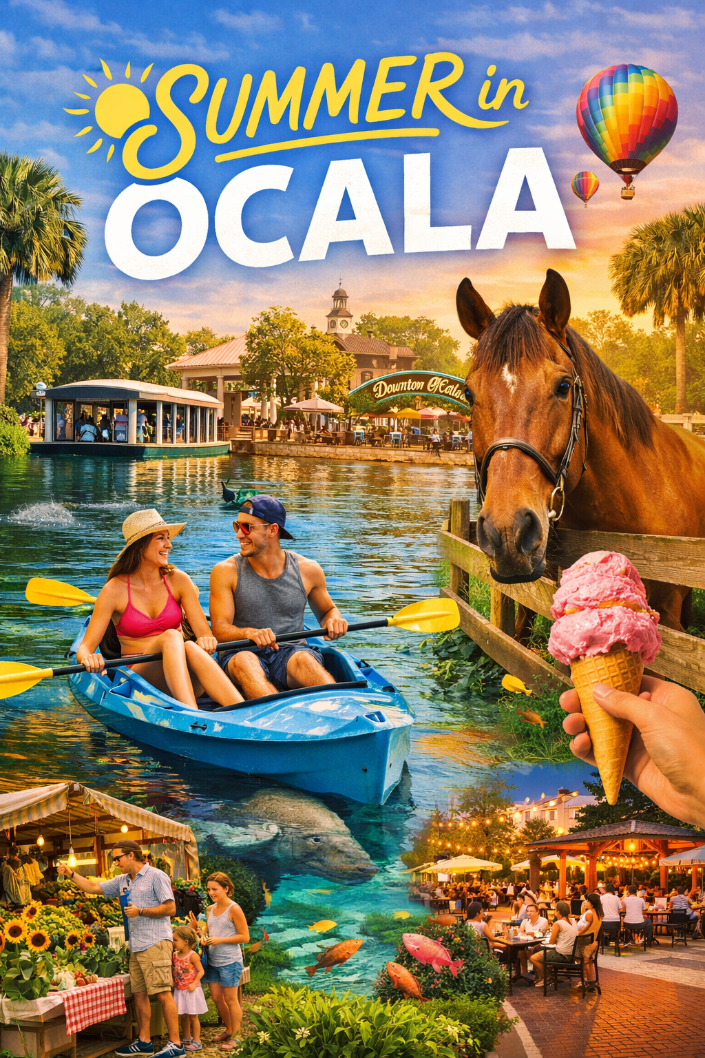 ☀️ Summer in Ocala: Sunshine, Springs & Sweet Real Estate Opportunities header image.