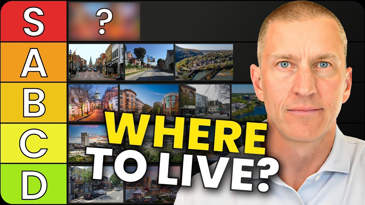 The Best Places to Live in Maryland Ranked From Best to Worst header image.