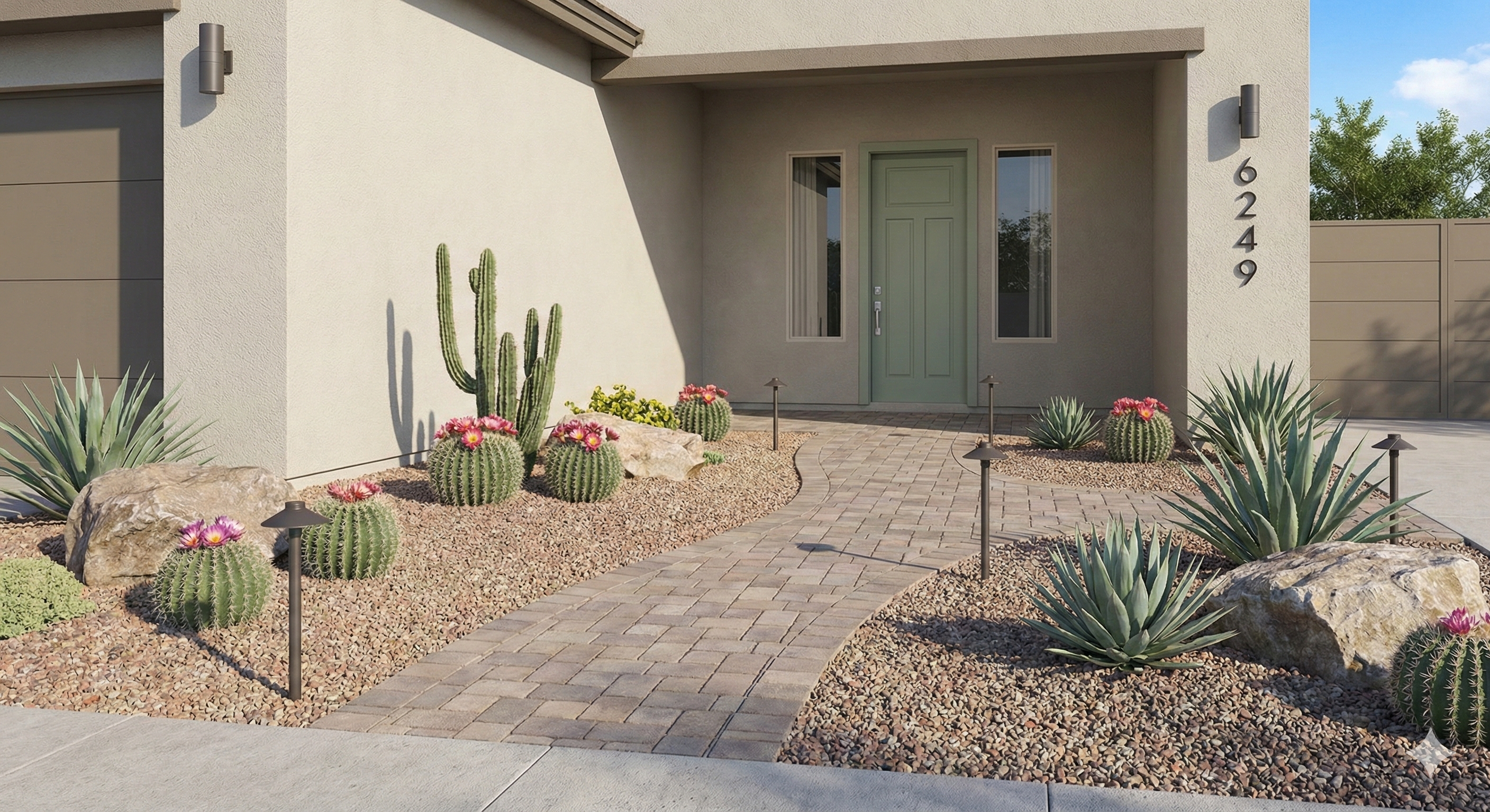 Desert-Modern Curb Appeal