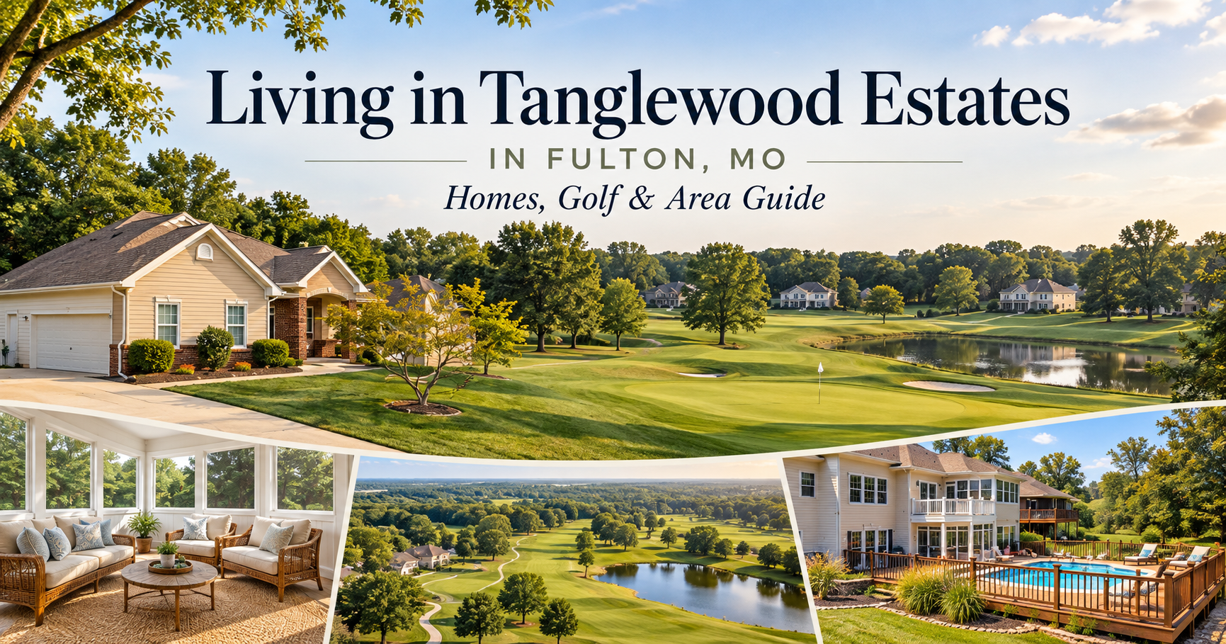 Homes near Tanglewood Golf Course in Tanglewood Estates, Fulton Missouri