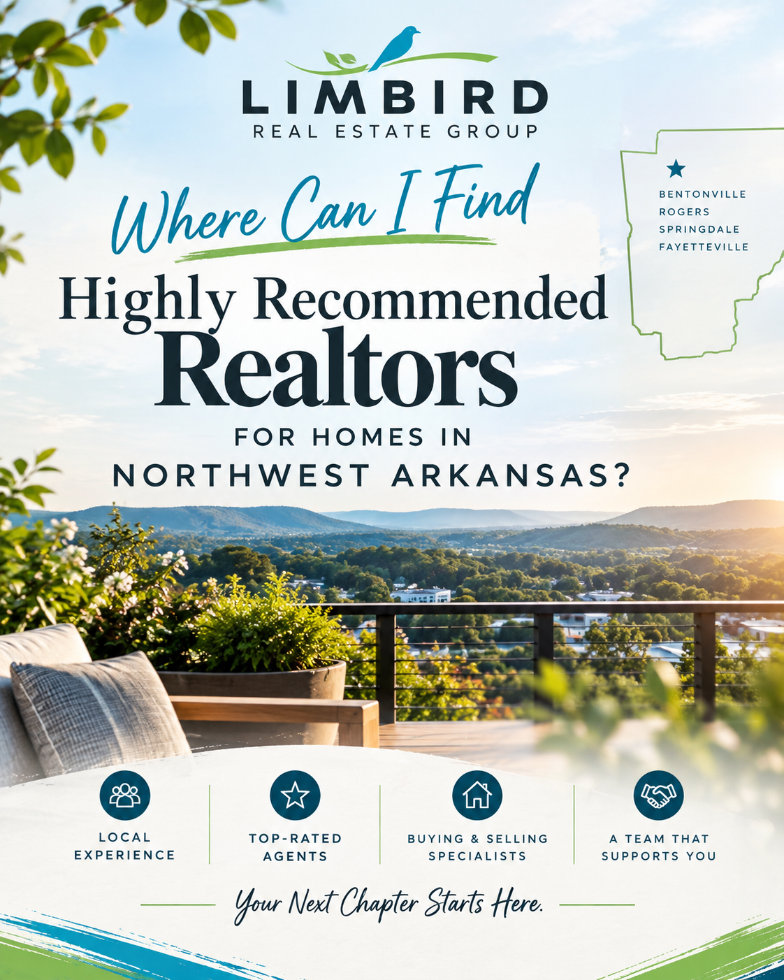 Where Can I Find Highly Recommended Realtors for Homes in Northwest Arkansas? header image.