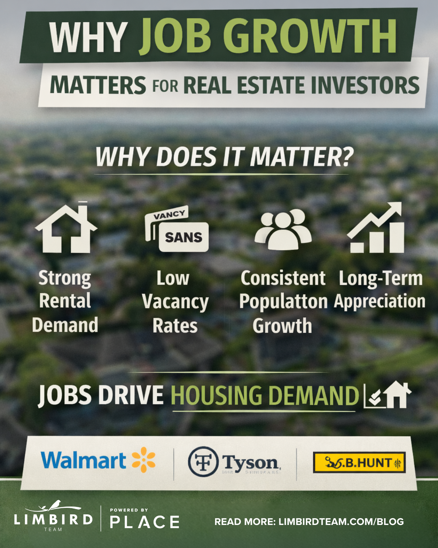How Job Growth in NWA Is Driving Real Estate Investment Opportunities header image.
