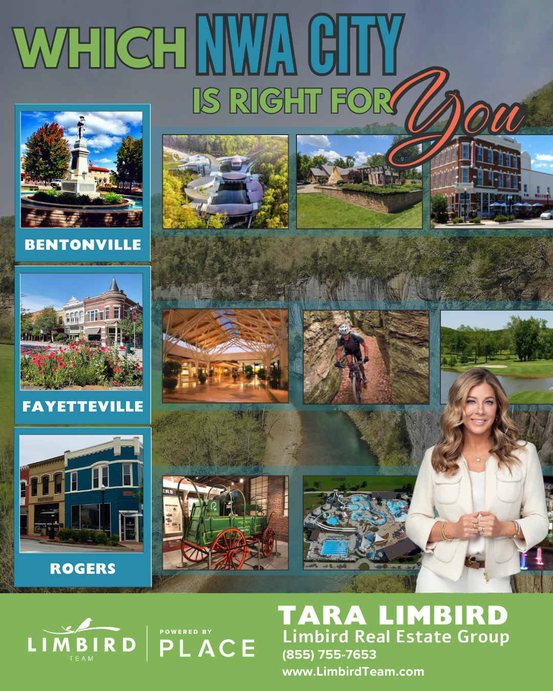 Rogers vs. Bentonville vs. Fayetteville: Which City Is Right for You? header image.