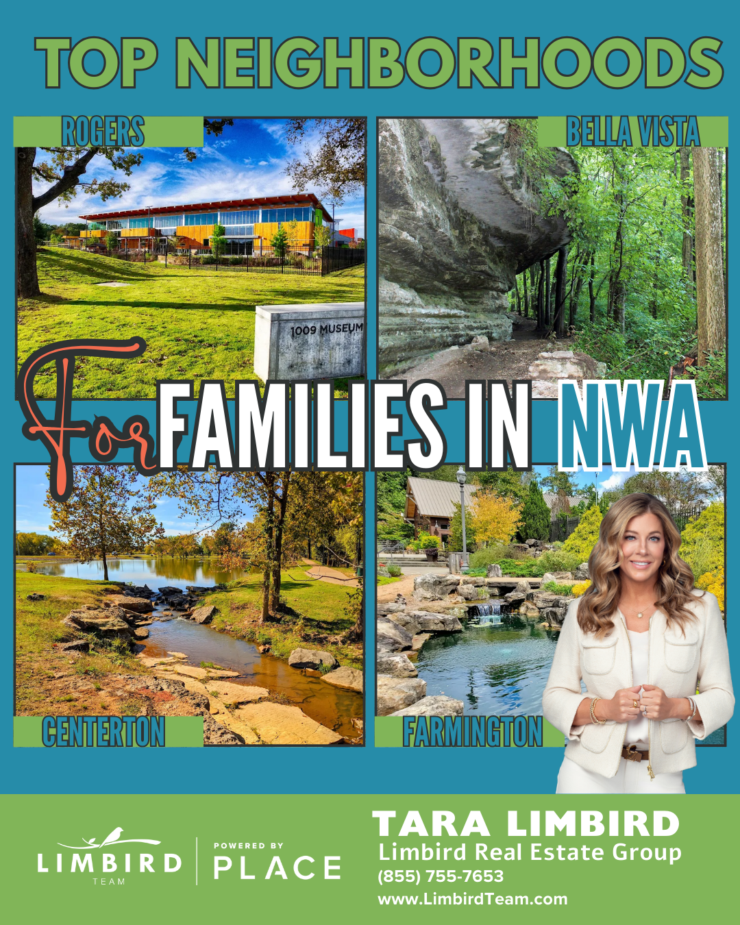 Top Neighborhoods for Families in Northwest Arkansas header image.