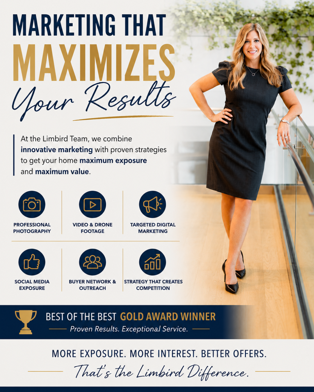 The Power of Marketing with the Limbird Team header image.