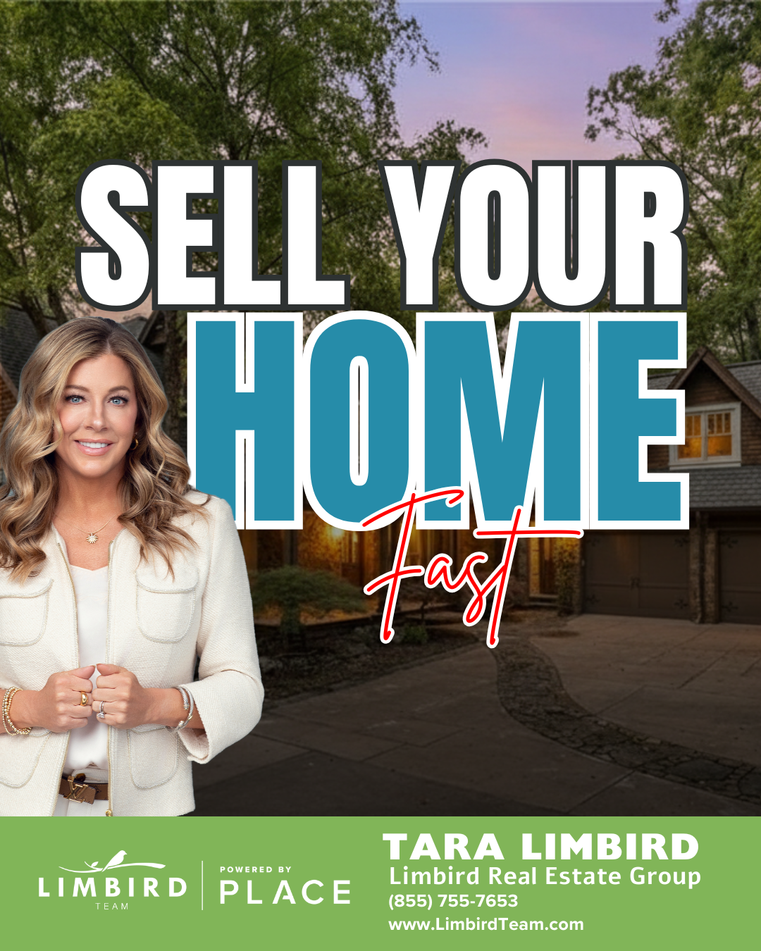 Sell Your Home Faster in Rogers, Fayetteville, or Fort Smith with Limbird Team header image.
