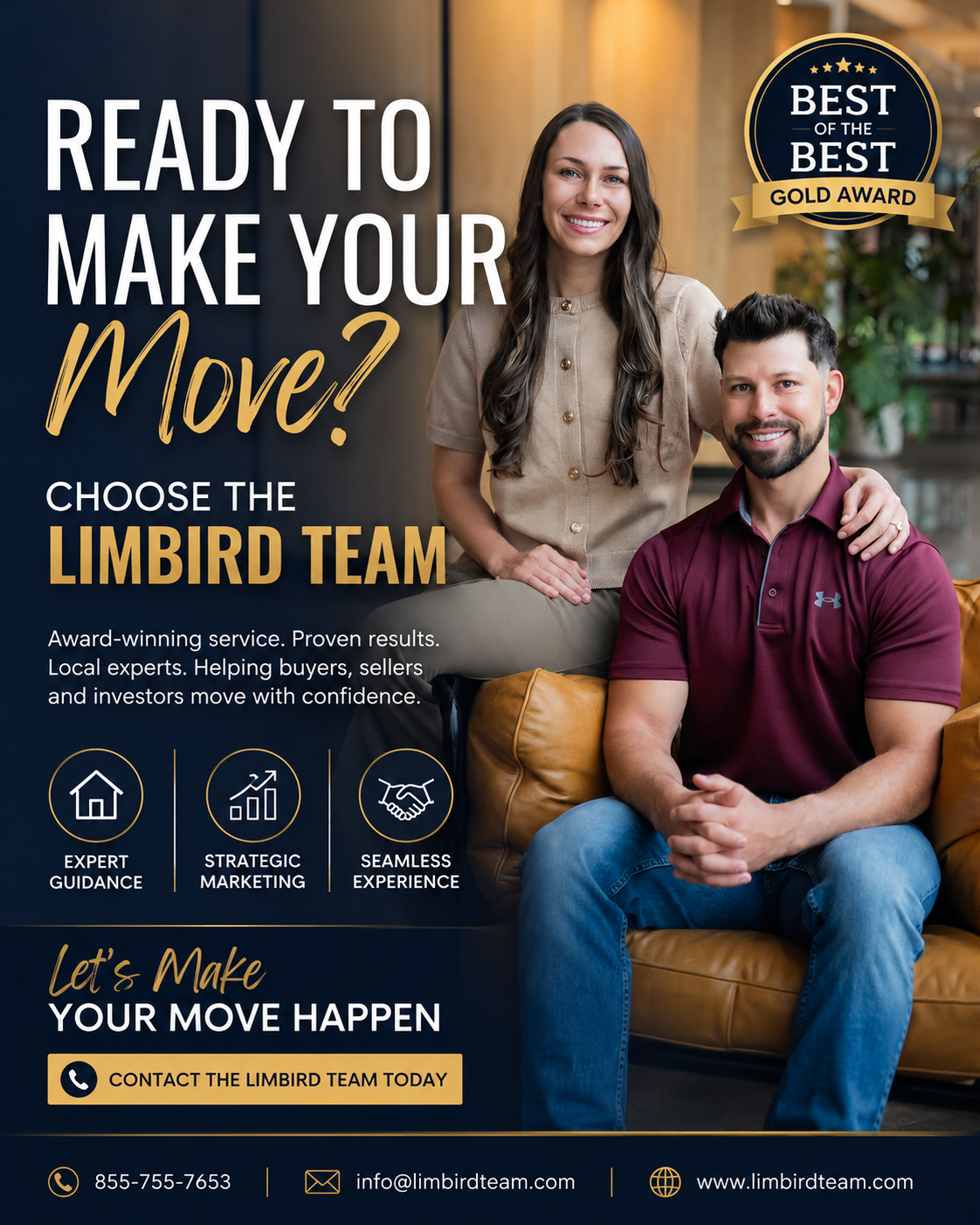 Ready to Make Your Move? Choose the Limbird Team header image.