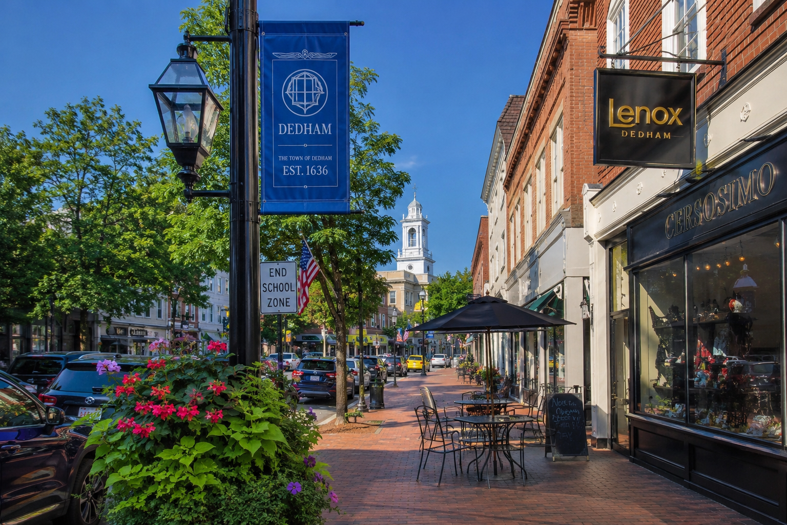 Dedham, MA Housing Market header image.