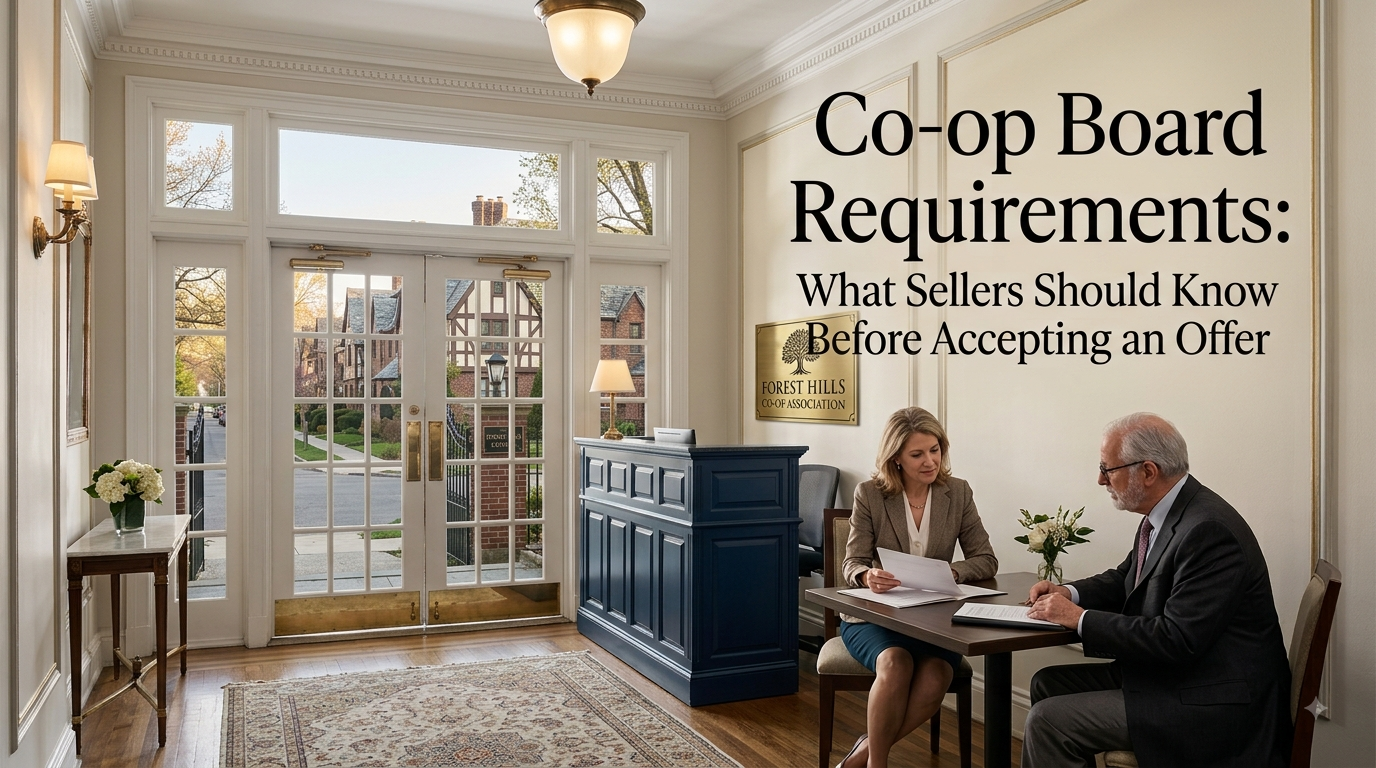 Co-op Board Requirements: What Sellers Should Know Before Accepting an Offer header image.