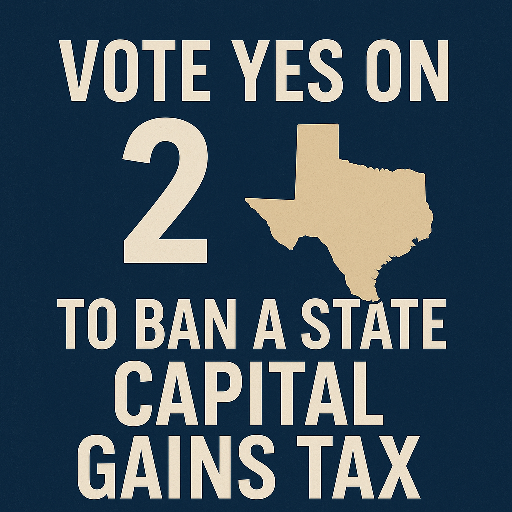 Texas Proposition 2 (2025): What It Means for Capital Gains Taxes header image.