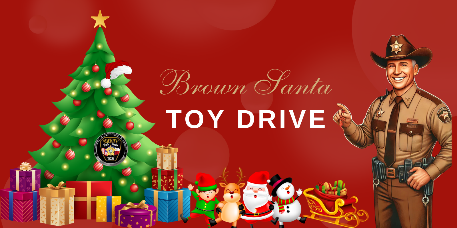 Be a Holiday Hero: Support the Brown Santa Toy Drive! header image.