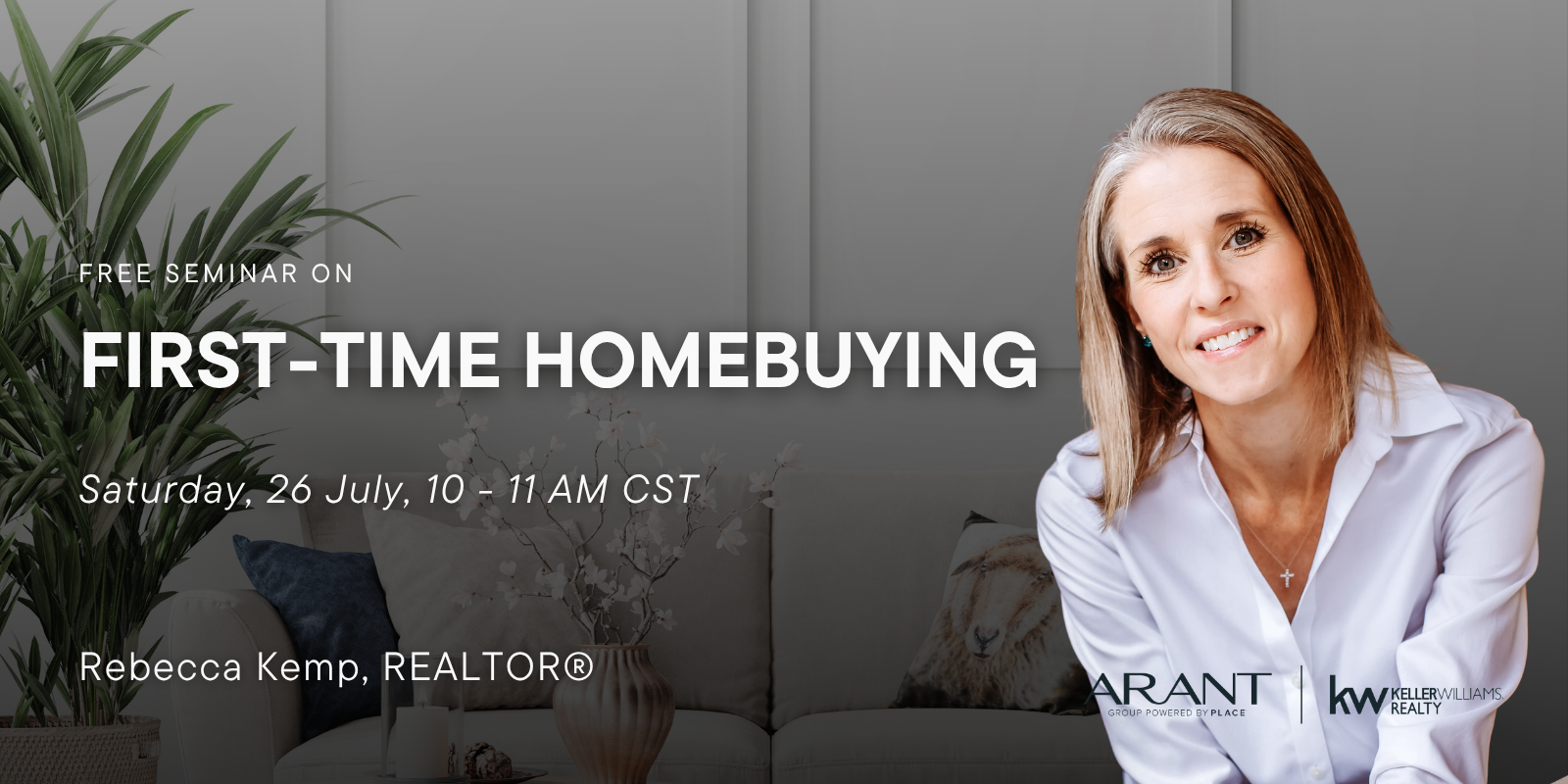 Buying Your First Home? This FREE Seminar is For You! header image.