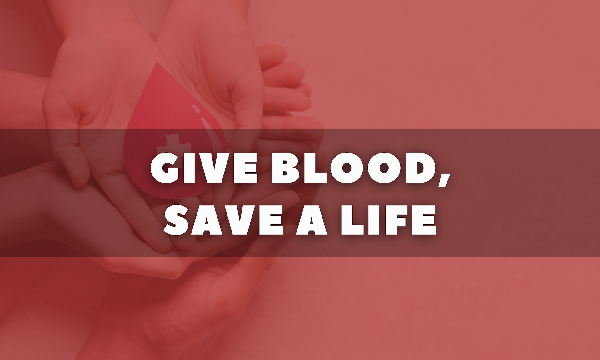 Give Blood, Save a Life header image.