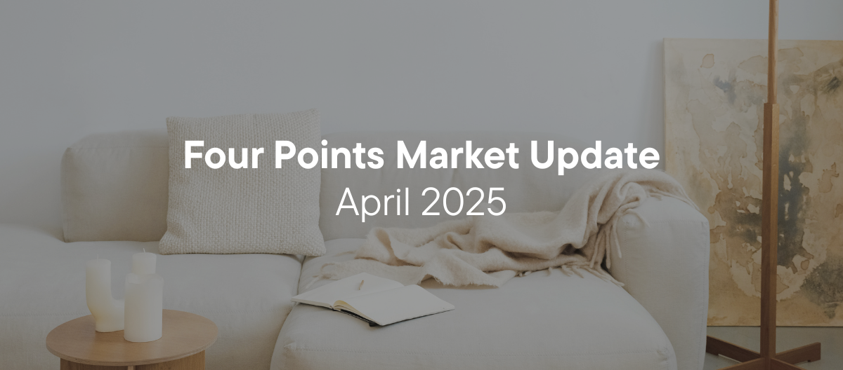 Four Points Market Update | April 2025 header image.