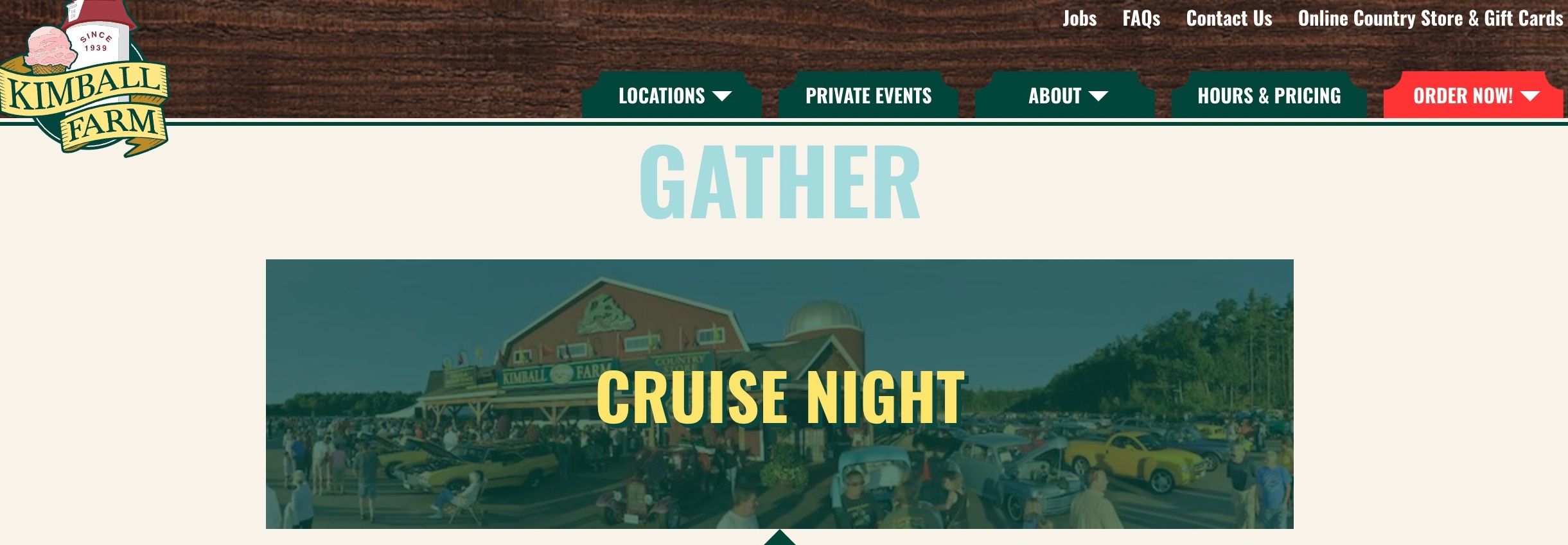 Cruise Night Car Shows in the Area header image.
