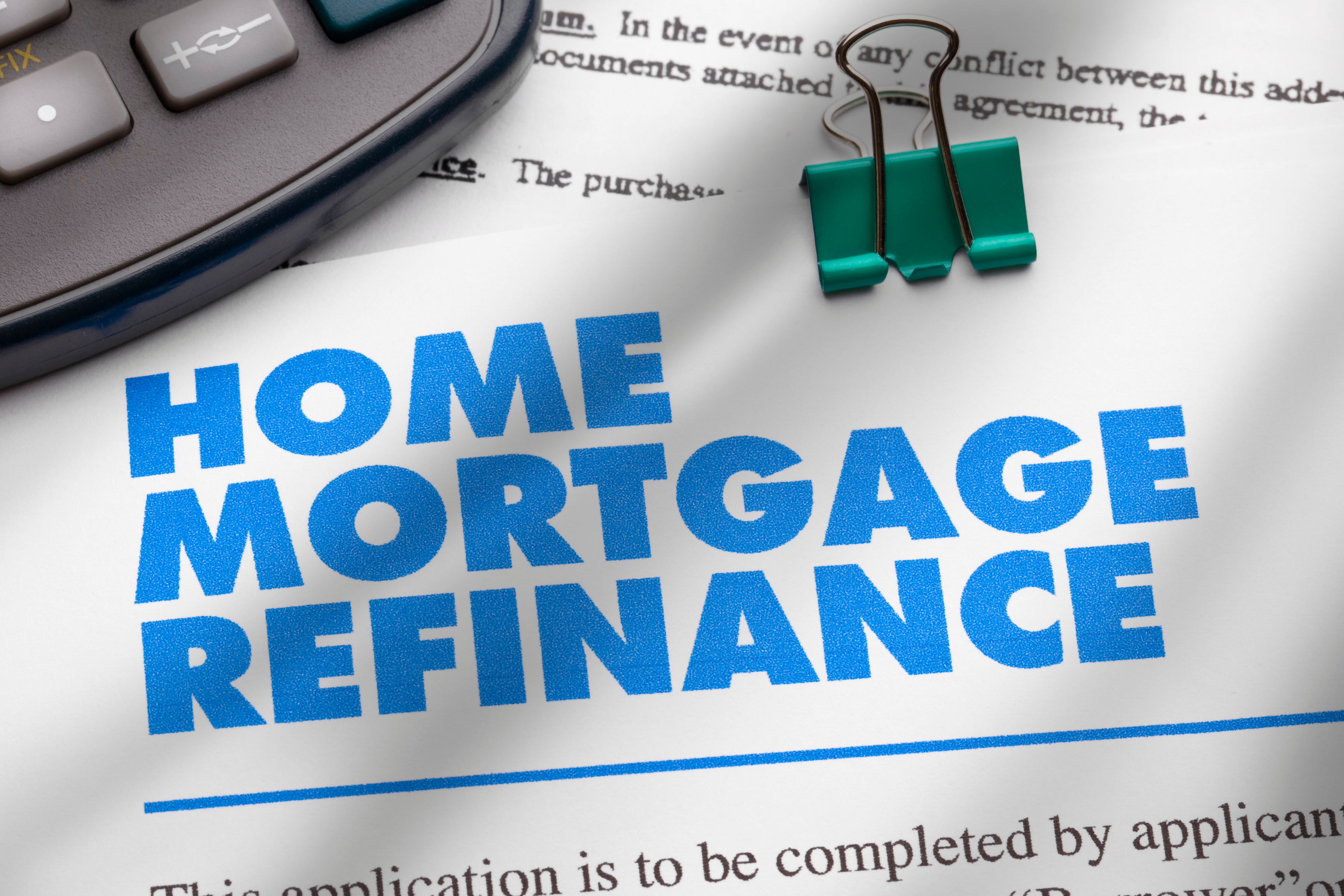 The Home Mortgage Refinance Process header image.