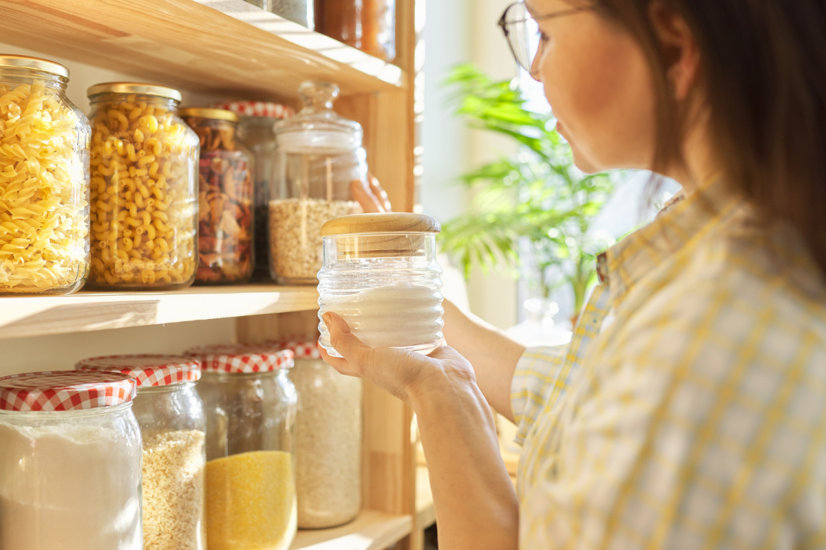 Pantry Organization for Preppers header image.