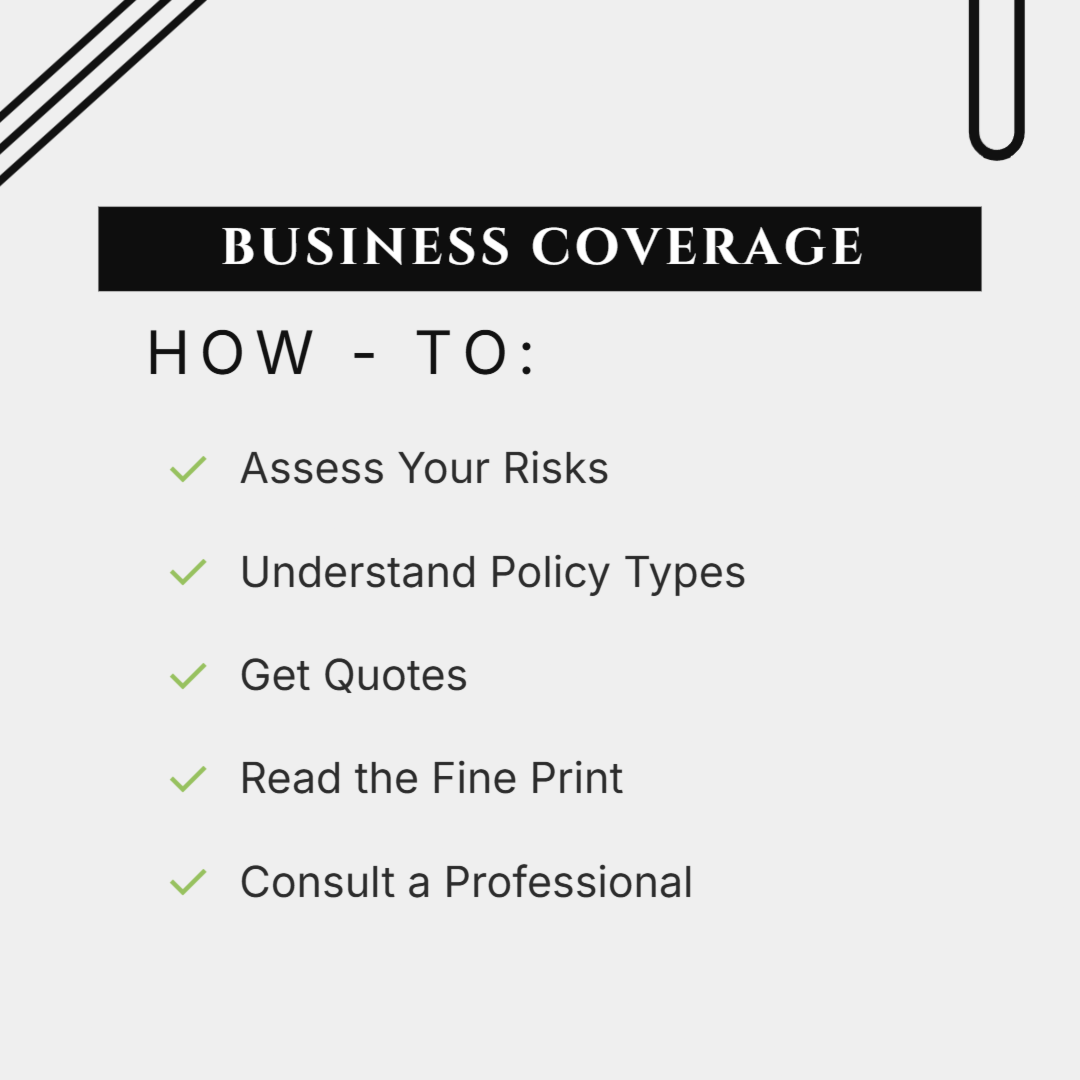 Business Insurance 101: Essential How-To's for Every Entrepreneur! header image.