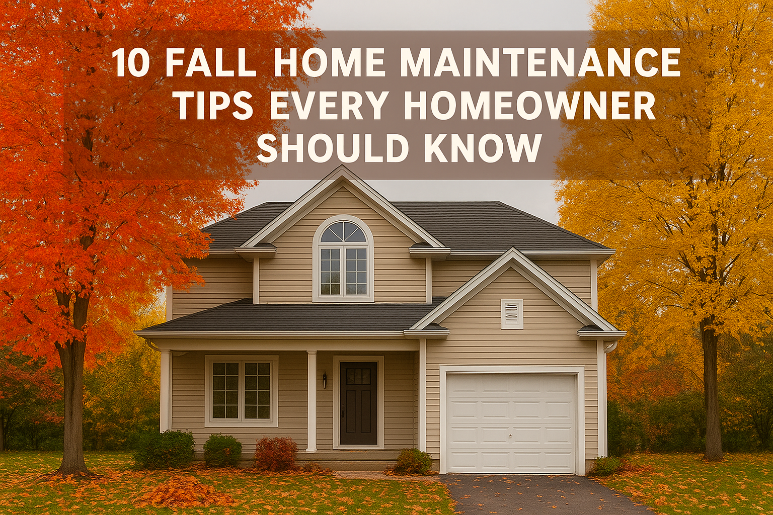 10 Fall Home Maintenance Tips Every Homeowner Should Know header image.