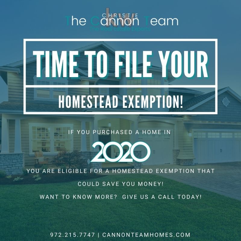Homestead Exemption header image.