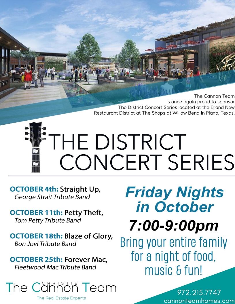 The District Concert Series! header image.