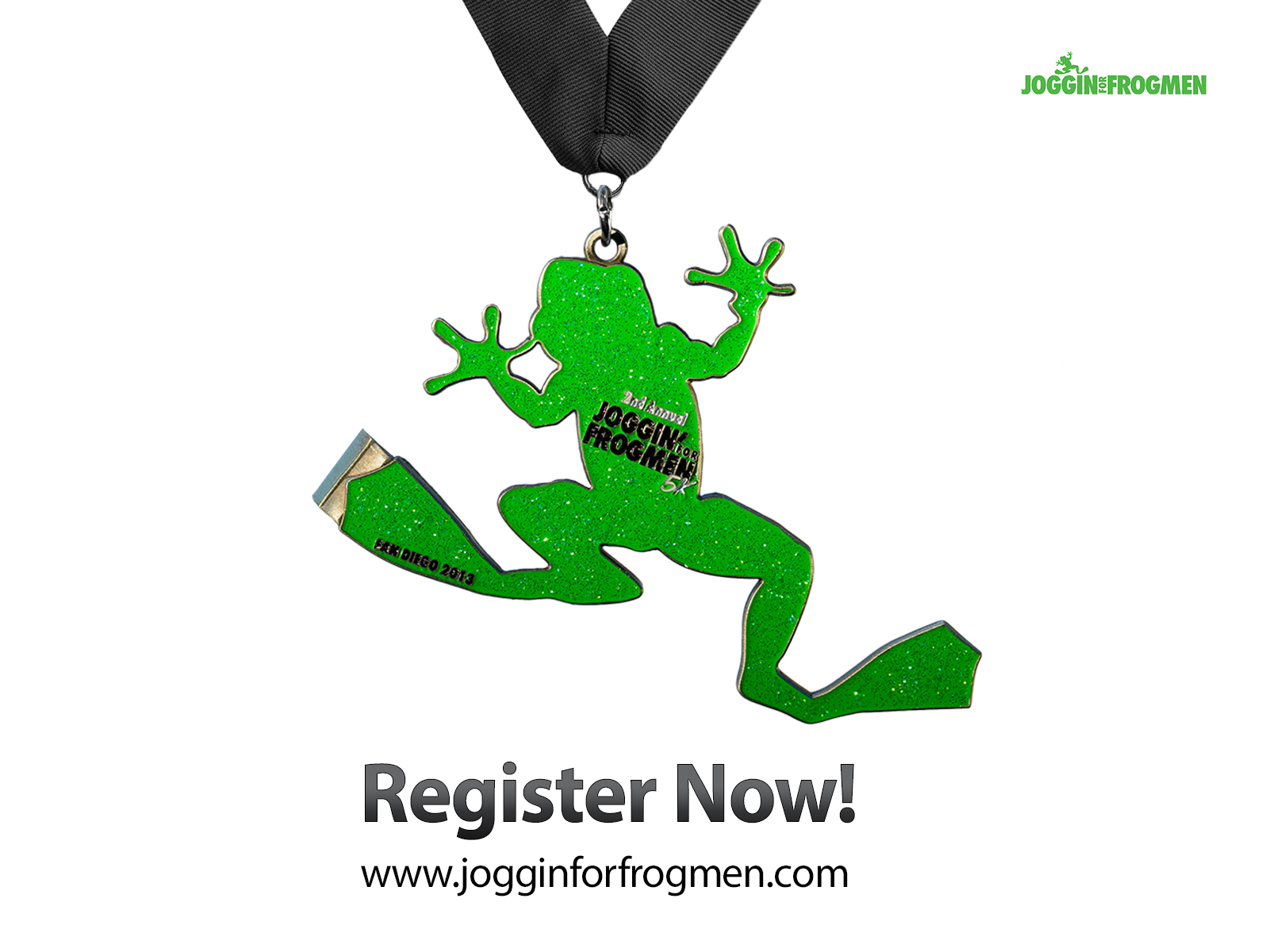 Joggin for the Frogmen | 5K Race | May 4th header image.