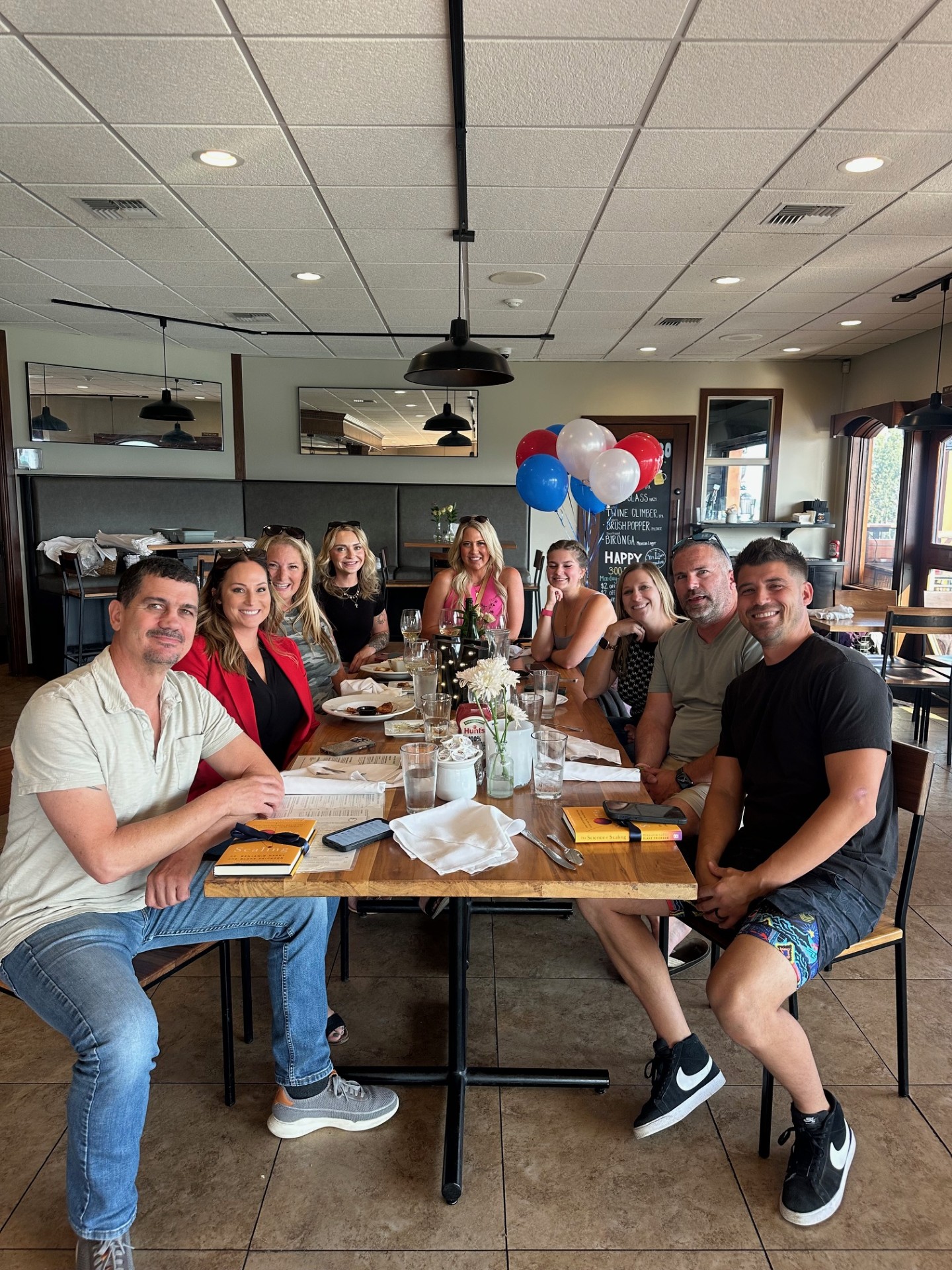 realtors at a table 