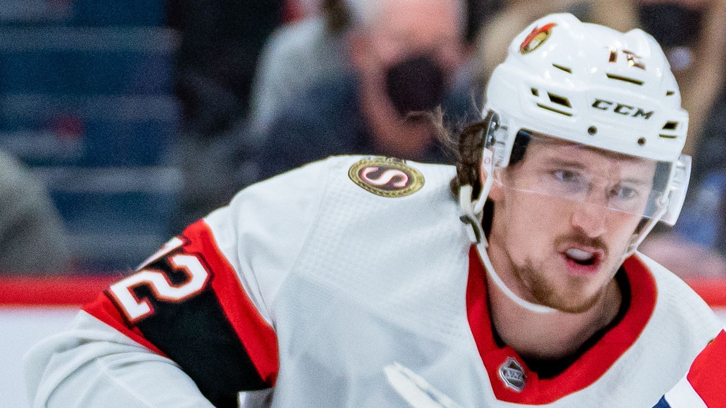 Thomas Chabot skating for the Ottawa Senators